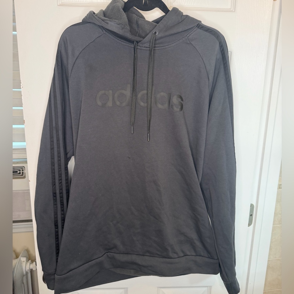 Adidas Men's Charcoal Hoodie